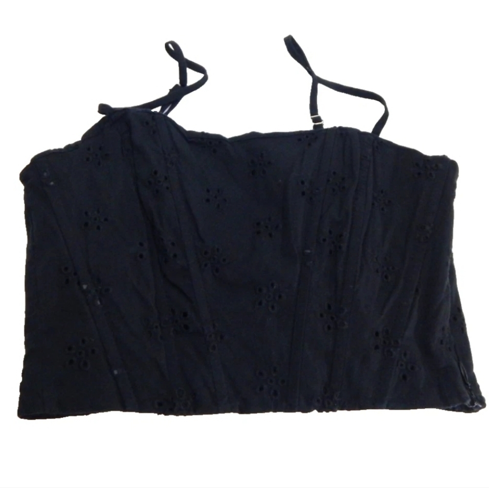 Jason Wu Eyelet Lace Crop Top